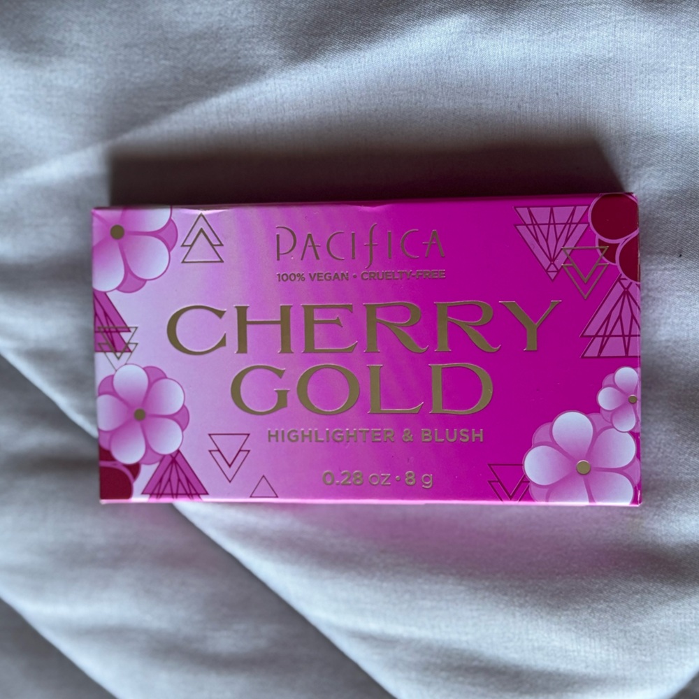 Pacifica Cherry Gold Highlighter & Blush Duo